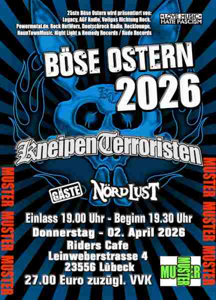 BÖSE OSTERN TICKET LÜBECK 2 APRIL 2026