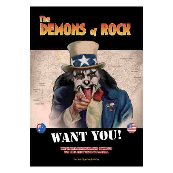 THE DEMONS OF ROCK WANT YOU! - JAPAN IMPORT BOOK - 140 PAGES - RARE!!!